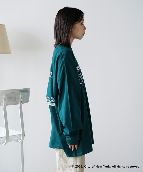 GOOD ROCK SPEED(グッドロックスピード)の「GOOD ROCK SPEED/グッドロックスピード NYC Tシャツ(Tシャツ/カットソー・メンズ・グリーン・XL/M)」の6枚目の写真