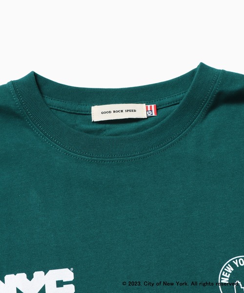 GOOD ROCK SPEED(グッドロックスピード)の「GOOD ROCK SPEED/グッドロックスピード NYC Tシャツ(Tシャツ/カットソー・メンズ・グリーン・XL/M)」の8枚目の写真