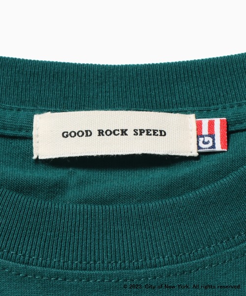 GOOD ROCK SPEED(グッドロックスピード)の「GOOD ROCK SPEED/グッドロックスピード NYC Tシャツ(Tシャツ/カットソー・メンズ・グリーン・XL/M)」の9枚目の写真