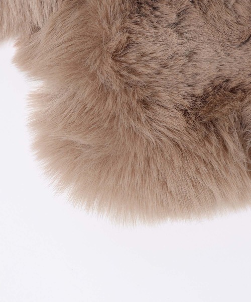 Andemiu（アンデミュウ）の「フェイクファーティペット966427（マフラー・レディース・モカ/ブルーグレー/ベージュ・FREE）」の12枚目の写真