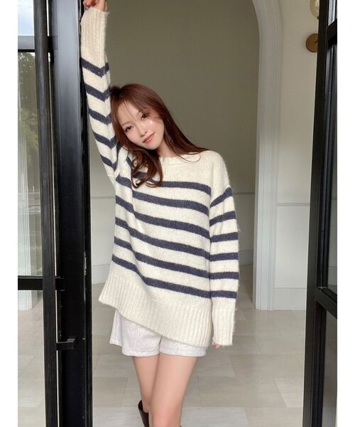 RESEXXY（リゼクシー）の「ベーシックハイウエストショートパンツ（その他パンツ・レディース・アイボリー/ブラック/ブラウン・FREE）」の12枚目の写真