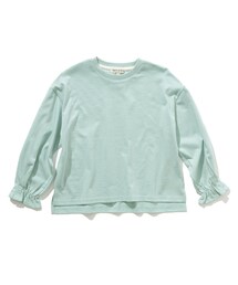 SHOO・LA・RUE（シューラルー）の「◆【110-140cm】袖タック長袖プルオーバー（Tシャツ/カットソー・キッズ）」