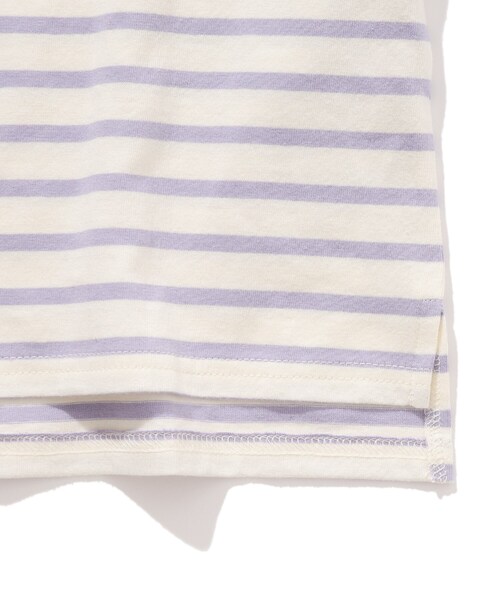 SHOO・LA・RUE（シューラルー）の「◆【110-140cm】袖タック長袖プルオーバー（Tシャツ/カットソー・キッズ・グリーン系/ブラック系2/ライトパープル/ライトブルー・14/12/11/13）」の10枚目の写真