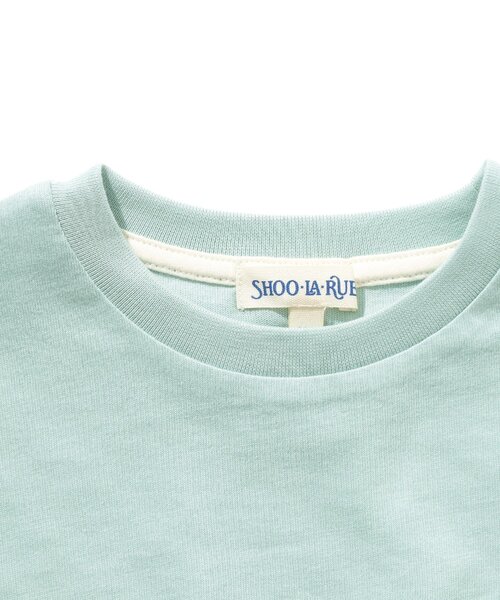 SHOO・LA・RUE（シューラルー）の「◆【110-140cm】袖タック長袖プルオーバー（Tシャツ/カットソー・キッズ・グリーン系/ブラック系2/ライトパープル/ライトブルー・14/12/11/13）」の12枚目の写真