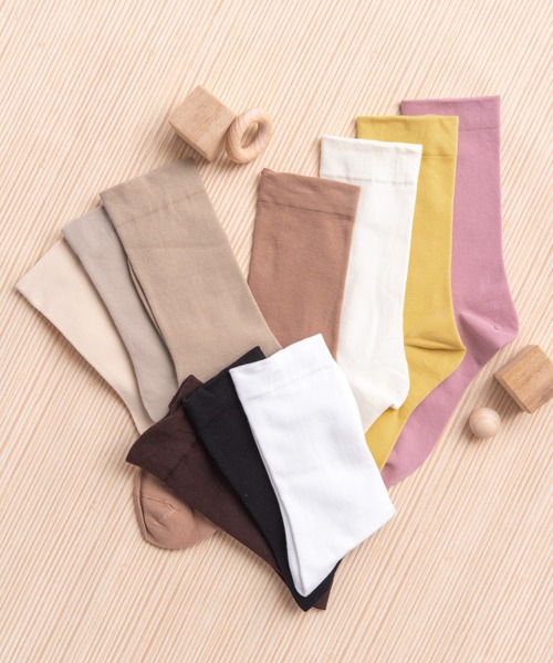 「kakko」(カッコ)の「レディース クルーソックス 10足セット(ソックス/靴下・レディース・C/D/E/A/B・FREE)」の3枚目の写真