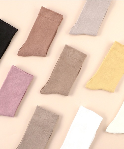 「kakko」(カッコ)の「レディース クルーソックス 10足セット(ソックス/靴下・レディース・C/D/E/A/B・FREE)」の8枚目の写真