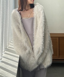 ボリュームシャギーカーディガン