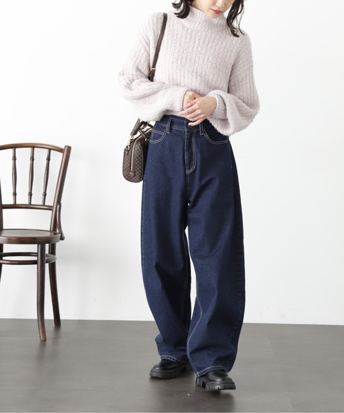 FREE'S MART（フリーズマート）の「◆フェザーモールハイネックニット（ニット/セーター・レディース・ピンク/ホワイト/ライトグリーン/チャコールグレー・FREE）」の16枚目の写真