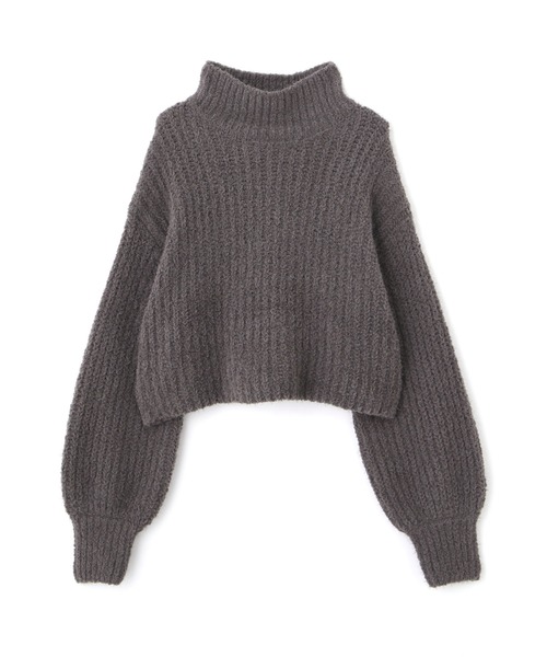 FREE'S MART（フリーズマート）の「◆フェザーモールハイネックニット（ニット/セーター・レディース・ピンク/ホワイト/ライトグリーン/チャコールグレー・FREE）」の14枚目の写真