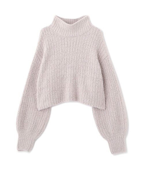 FREE'S MART（フリーズマート）の「◆フェザーモールハイネックニット（ニット/セーター・レディース・ピンク/ホワイト/ライトグリーン/チャコールグレー・FREE）」の9枚目の写真