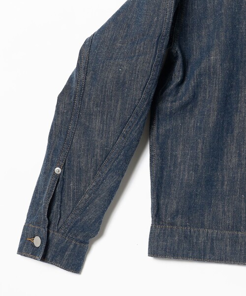 B:MING by BEAMS（ビーミングバイビームス）の「B:MING by BEAMS / コットンヘンプ デニム ジャケット（セットアップ対応）（ブルゾン・メンズ・ブルー/ネイビー・MEDIUM/SMALL/X-LARGE/LARGE）」の10枚目の写真