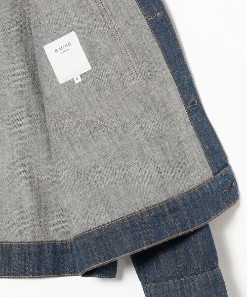 B:MING by BEAMS（ビーミングバイビームス）の「B:MING by BEAMS / コットンヘンプ デニム ジャケット（セットアップ対応）（ブルゾン・メンズ・ブルー/ネイビー・MEDIUM/SMALL/X-LARGE/LARGE）」の11枚目の写真