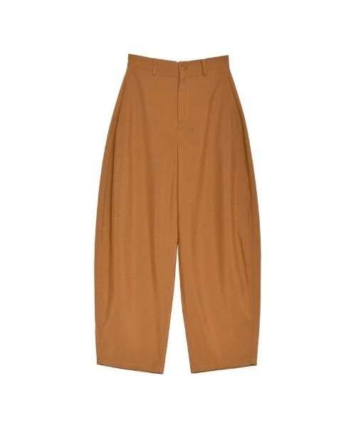 Re:EDIT（リエディ）の「[話題のカーブパンツ][全骨格◎/体型拾わず美脚見え][販売枚数4.7万枚突破][お気に入り登録数6.3万][低身長/高身長/大きいサイズ有]ソフトツイルカーブパンツ（その他パンツ・レディース・ホワイト/ブラック/チャコールグレー/ベージュ/グレー/グレー系その他/ブラック系その他/ピンク/ブラウン/ブラウン系その他2/モカ/ブルー系その他/グレー系その他2/グレイッシュベージュ/ブラウン系その他・MEDIUM/LARGE/AS/SMALL/X-LARGE/TALL/AL/AM）」の8枚目の写真