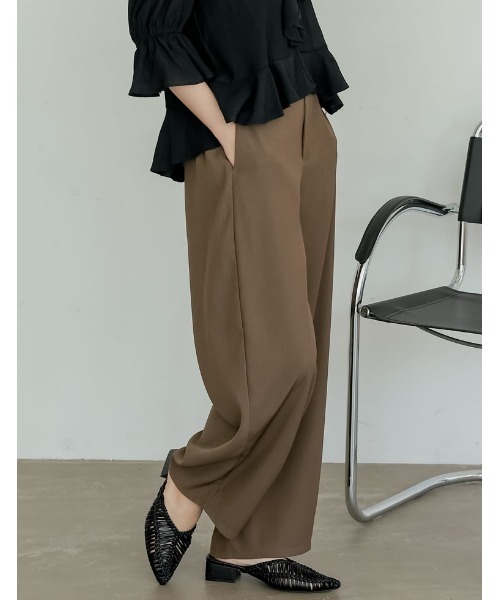 セール】[話題のカーブパンツ][全骨格◎/体型拾わず美脚見え][販売枚数