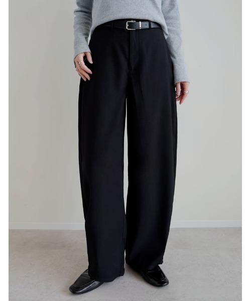 セール】[話題のカーブパンツ][全骨格◎/体型拾わず美脚見え][販売枚数