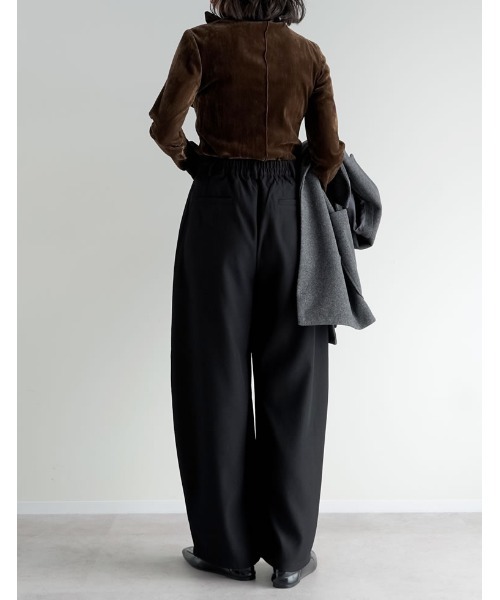 セール】[話題のカーブパンツ][全骨格◎/体型拾わず美脚見え][販売枚数