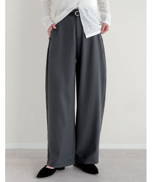 セール】[話題のカーブパンツ][全骨格◎/体型拾わず美脚見え][販売枚数