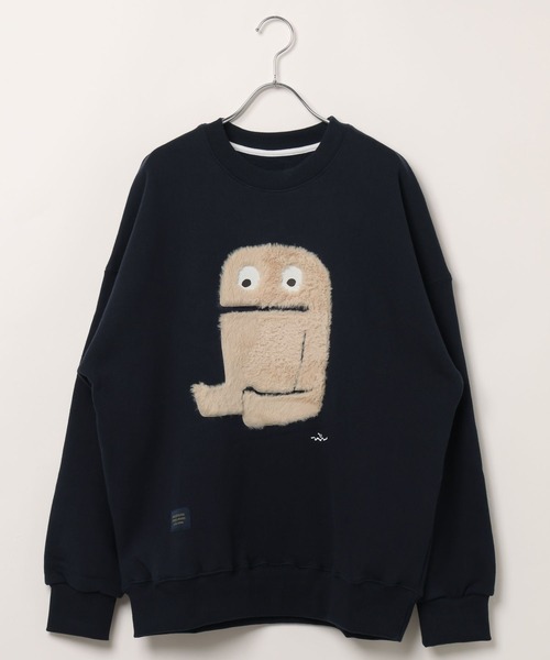 GROUNDWORK(グラウンドワーク)の「【UNISEX】GROUNDWORK/モンスタープルオーバー(裏起毛)(スウェット・レディース・グリーン/ブラック/グレー/ネイビー/ブルー/アイボリー/その他1/ダークグレー・SMALL/MEDIUM/LARGE)」の19枚目の写真