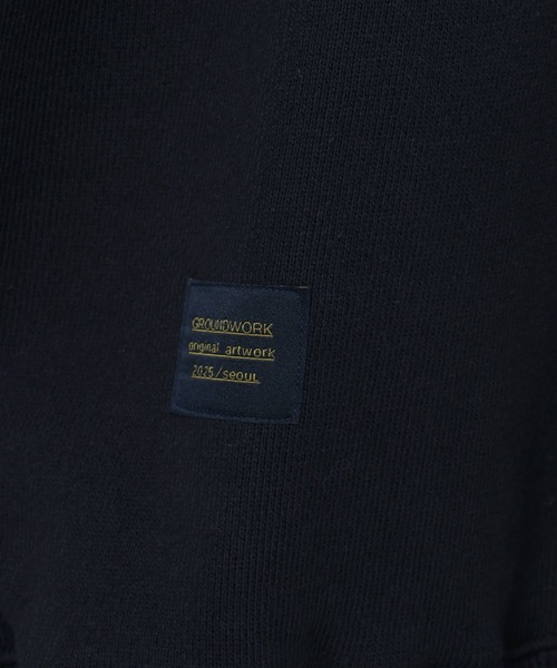 GROUNDWORK(グラウンドワーク)の「【UNISEX】GROUNDWORK/モンスタープルオーバー(裏起毛)(スウェット・レディース・グリーン/ブラック/グレー/ネイビー/ブルー/アイボリー/その他1/ダークグレー・SMALL/MEDIUM/LARGE)」の11枚目の写真