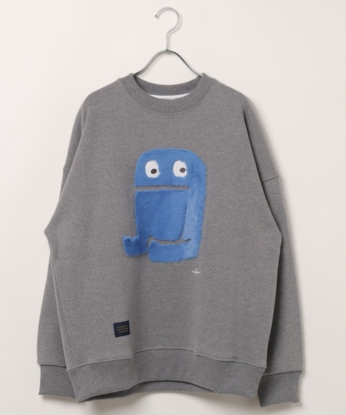 GROUNDWORK(グラウンドワーク)の「【UNISEX】GROUNDWORK/モンスタープルオーバー(裏起毛)(スウェット・レディース・グリーン/ブラック/グレー/ネイビー/ブルー/アイボリー/その他1/ダークグレー・SMALL/MEDIUM/LARGE)」の18枚目の写真