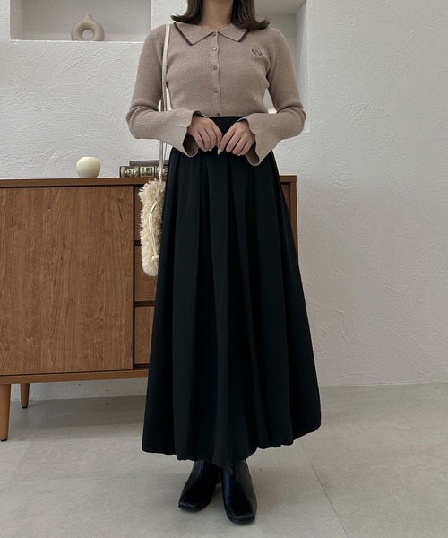 apres jour clair（アプレジュールクレア）の「【apres jour clair】バルーンスカート【ZOZOTOWN限定アイテム】（スカート・レディース・ブラック/グレイッシュベージュ/ベージュ・フリー/X-LARGE）」の20枚目の写真