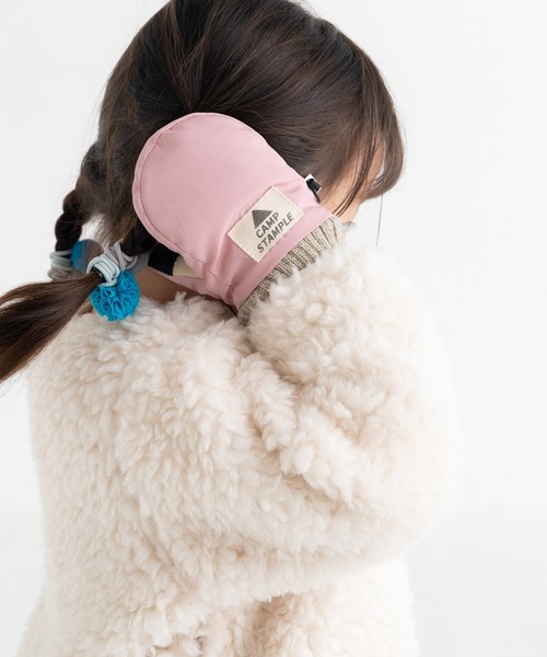 stample(スタンプル)の「アイスクリーム ベビー ミトン(手袋・キッズ・スモークピンク/マスタード/グレイッシュブルー・SS/XS)」の12枚目の写真