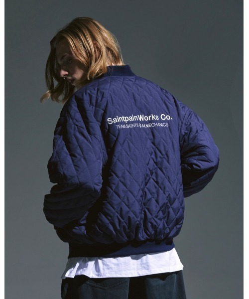 【セール】【UNISEX】SAINTPAIN／リバーシブル ジャケット（ダウンジャケット/コート）｜SAINTPAIN（セイントペイン）
