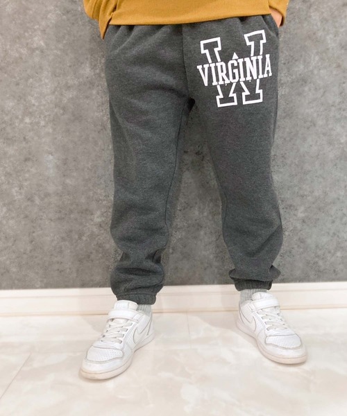 セール】【ユニセックス】裏起毛 アメカジプリント スウェットパンツ