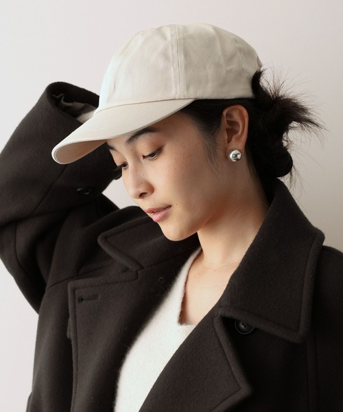 upperhights(アッパーハイツ)の「【upper hights】ベーシックキャップ(キャップ・レディース・アイボリー/チャコール/ベージュ/グレー・フリー/FREE)」の2枚目の写真