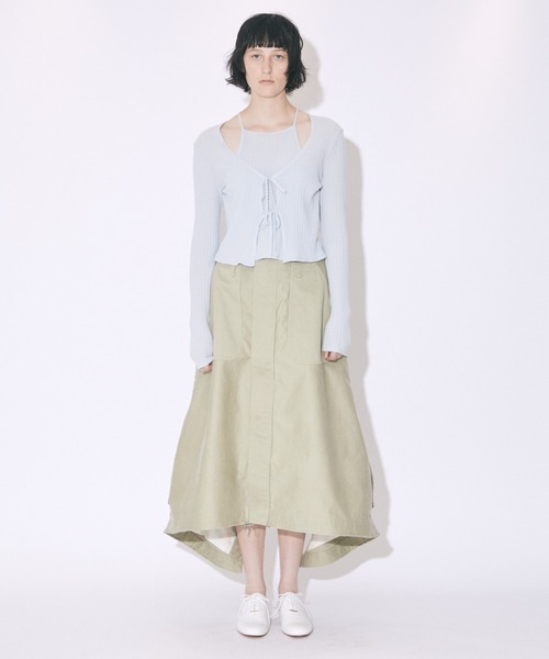 トップス beautiful people sheer rib cardigan double-front wool PE sheer rib cardigan – beautiful people online