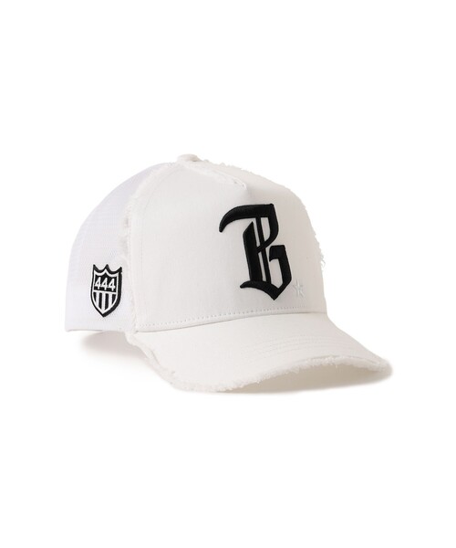 YOSHINORI KOTAKE DESIGN（ヨシノリコタケデザイン）の「YOSHINORI KOTAKE × BEAMS GOLF / 別注 BGロゴ キャップ 1（キャップ・メンズ・グレー/ネイビー/ホワイト・ONE SIZE）」の5枚目の写真