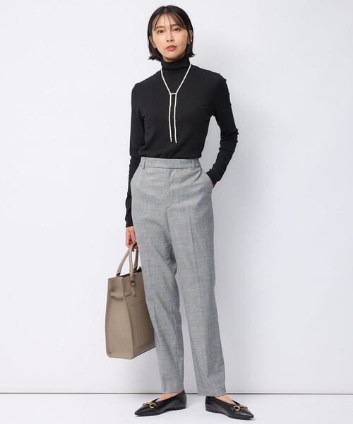 23区(ニジュウサンク)の「【洗える】レイヤードタートル カットソー(Tシャツ/カットソー・レディース・ホワイト系/ベージュ系/ブラック系・44/48/46)」の20枚目の写真