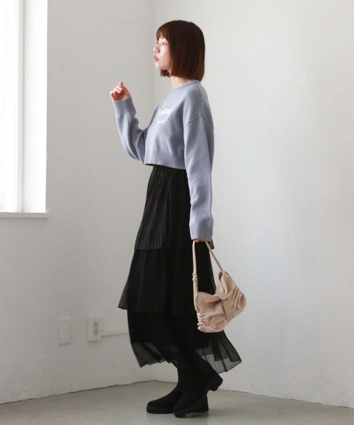 archives（アルシーヴ）の「リボンタックバッグ（ボディバッグ/ウエストポーチ・レディース・ブラック/アイボリー・FREE）」の19枚目の写真