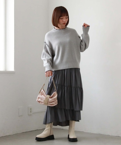 archives（アルシーヴ）の「リボンタックバッグ（ボディバッグ/ウエストポーチ・レディース・ブラック/アイボリー・FREE）」の21枚目の写真