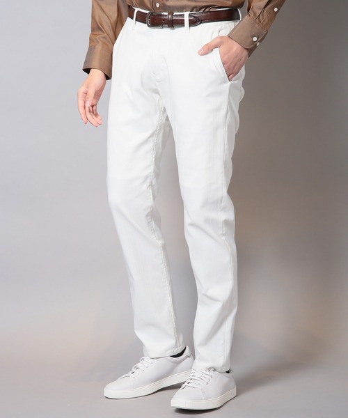 CROWDED CLOSET（クラウデッドクローゼット）の「ハイパワーストレッチヘリンボーンスラックスパンツ（スラックス・メンズ・ネイビー/ライトグレー/ブラック/ホワイト・03/02/01/04）」の2枚目の写真