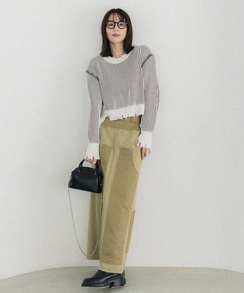 PUBLIC TOKYO（パブリックトウキョウ）の「スクエアチェーンバッグ/ハンドバッグ（ハンドバッグ・レディース・ブラック/シルバー・FREE）」の8枚目の写真