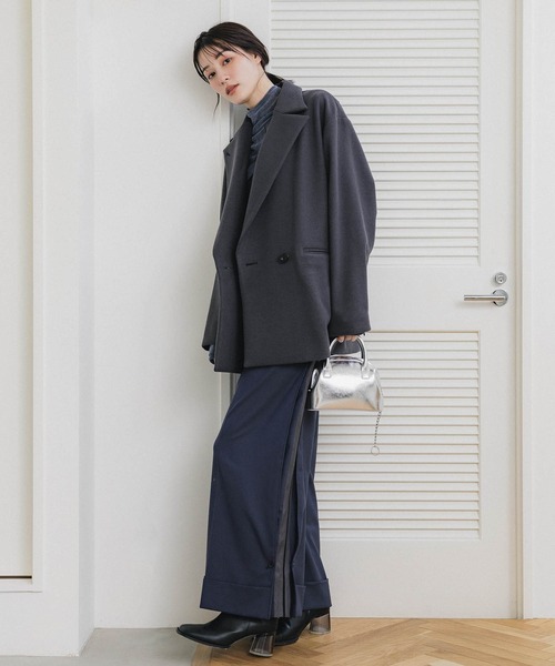 PUBLIC TOKYO（パブリックトウキョウ）の「スクエアチェーンバッグ/ハンドバッグ（ハンドバッグ・レディース・ブラック/シルバー・FREE）」の11枚目の写真