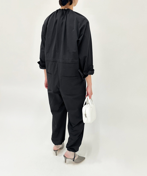 ✨美品✨ローリングストーンズ つなぎ オールインワン ブラック L セール】《追加》ドローストリング オールインワン（つなぎ