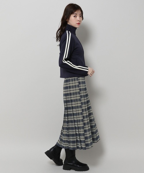 3.3 Field Trip （3.3フィールドトリップ）の「3.3 Field Trip／チェックロングスカート　 2995582（スカート・レディース・ネイビー/グレー・FREE）」の11枚目の写真