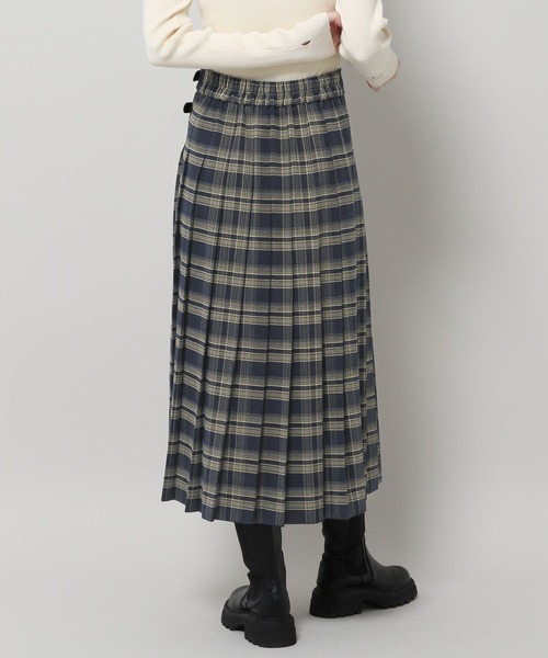 3.3 Field Trip （3.3フィールドトリップ）の「3.3 Field Trip／チェックロングスカート　 2995582（スカート・レディース・ネイビー/グレー・FREE）」の15枚目の写真