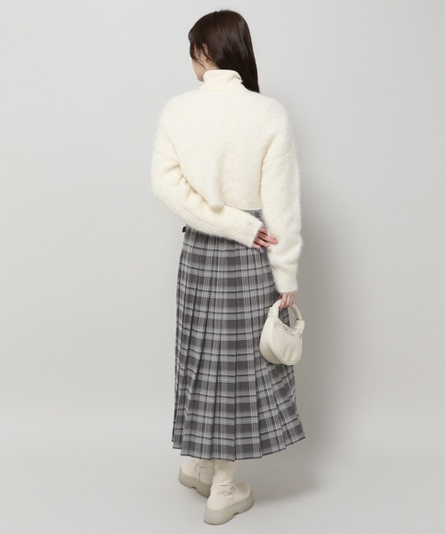 3.3 Field Trip （3.3フィールドトリップ）の「3.3 Field Trip／チェックロングスカート　 2995582（スカート・レディース・ネイビー/グレー・FREE）」の17枚目の写真