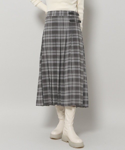 3.3 Field Trip （3.3フィールドトリップ）の「3.3 Field Trip／チェックロングスカート　 2995582（スカート・レディース・ネイビー/グレー・FREE）」の19枚目の写真