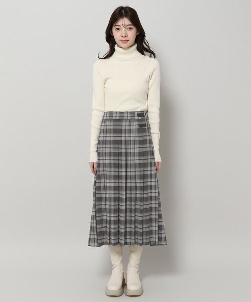 3.3 Field Trip （3.3フィールドトリップ）の「3.3 Field Trip／チェックロングスカート　 2995582（スカート・レディース・ネイビー/グレー・FREE）」の22枚目の写真