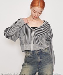 BACK TO THE FIELD | 【MLB】ワッペンロゴZIPカーディガン(カーディガン/ボレロ)