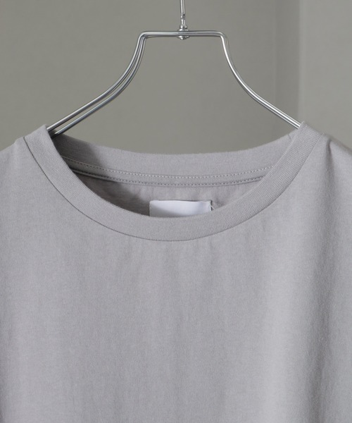 welise（ウェライズ）の「【welise/ウェライズ】HQクリアコットン ノースリーブオーバーサイズTシャツ（Tシャツ/カットソー・メンズ・チャコールグレー/ホワイト/ブラック/チャコール/ダークブラウン/ライトグレー・M/L/S）」の10枚目の写真