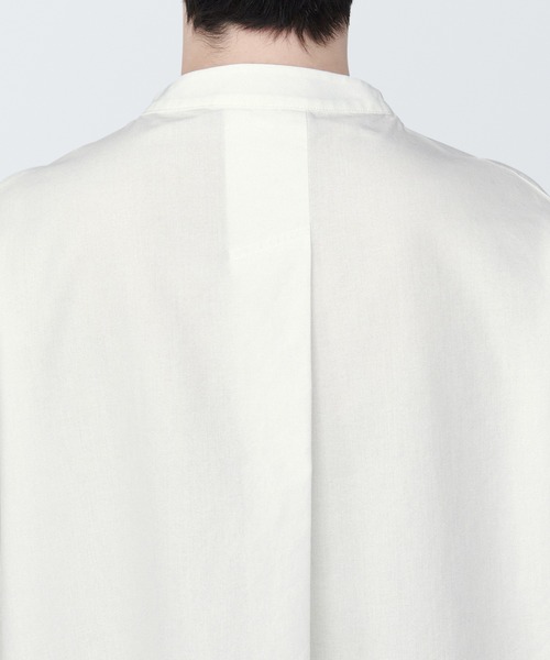 無印良品（ムジルシリョウヒン）の「婦人　和紙混ブラウス（シャツ/ブラウス・レディース・ピンク/ホワイト/ブルー・XL/M/L/S）」の9枚目の写真