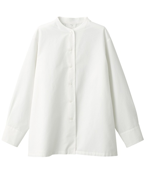 無印良品（ムジルシリョウヒン）の「婦人　和紙混ブラウス（シャツ/ブラウス・レディース・ピンク/ホワイト/ブルー・XL/M/L/S）」の10枚目の写真