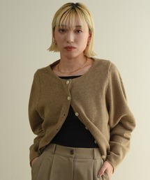 Amiur | crew neck nuance cardigan / クルーネックニュアンスカーディガン(カーディガン/ボレロ)
