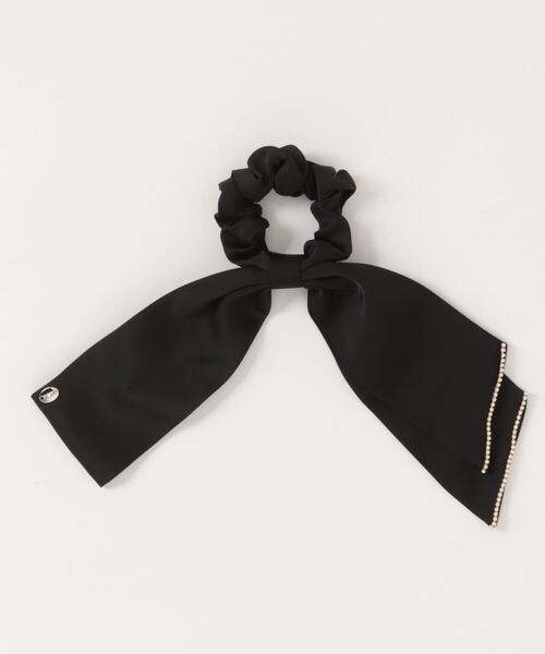 ammy.（エイミードット）の「【 ammy. / エイミードット 】 フレンチ サテン リボン シュシュ（シュシュ・レディース・アイボリー/ブラック/ライトグリーン・FREE）」の13枚目の写真