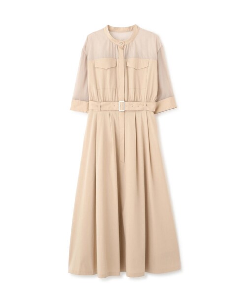 PROPORTION BODY DRESSING(プロポーションボディドレッシング)の「アウトポケットワンピース / 1214140312(ワンピース・レディース・ベージュ/ネイビー・MEDIUM/SMALL)」の3枚目の写真